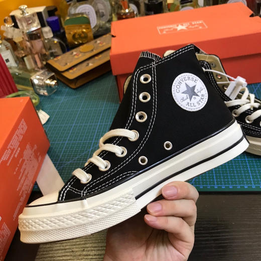 匡威1970s帆布鞋-黑色高帮 商品图5