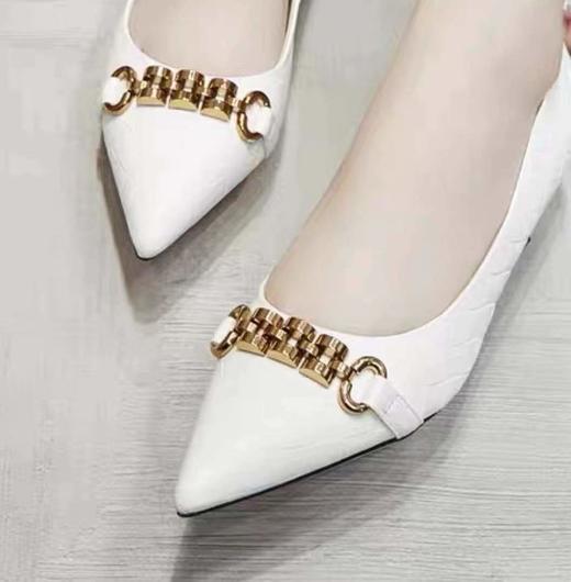 lfgj jeans BK202 牛皮时尚小跟鞋 商品图2