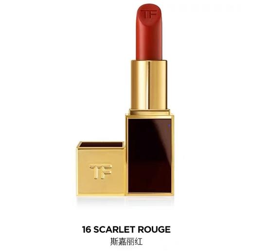TOMFORD TF 黑金唇膏口红 #16 SCARLET ROUGE斯嘉丽红 商品图0