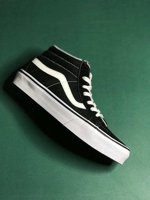 Vans万斯经典款-中帮黑色 商品图0
