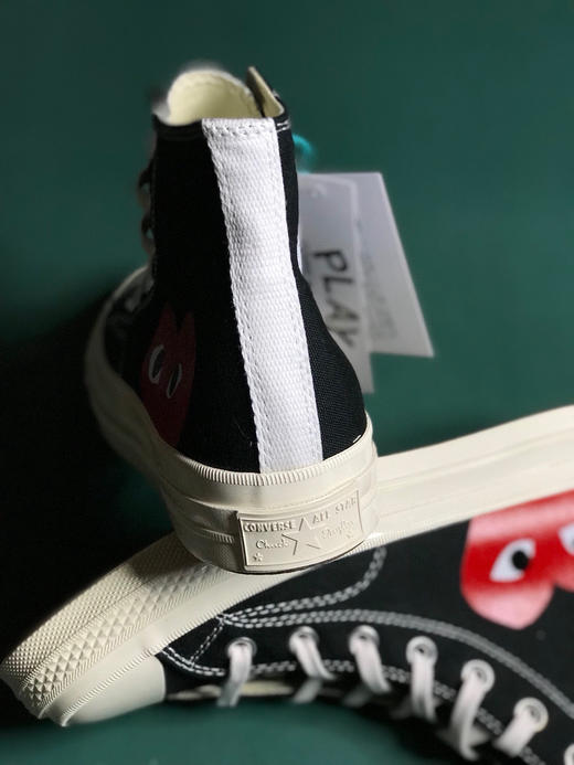 黑色1970s 匡威川久保玲 play爱心联名 商品图3