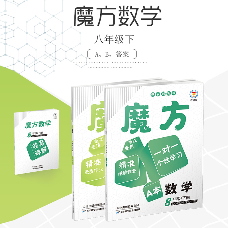 教冠好 魔方数学 八年级下册 AB本+答案详解