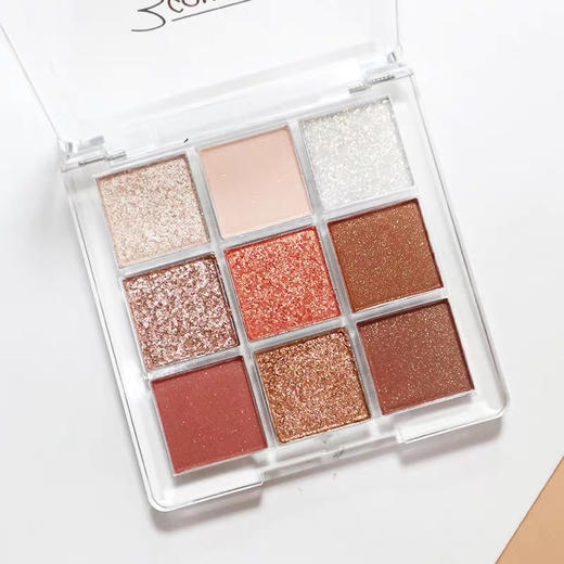 3ce第三眼-3concepteyes慕色冰晶九宫眼影哑光珠光西柚盘花火盘-会员6折 商品图2
