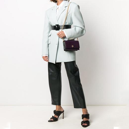 Alexander McQueen/亚历山大麦昆 女士鳄鱼纹单肩包613088 1HBBG 5150 商品图7