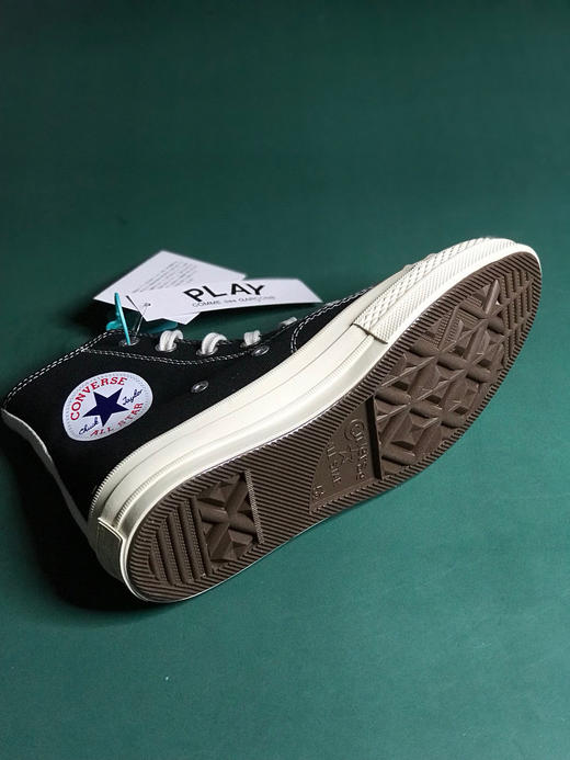 黑色1970s 匡威川久保玲 play爱心联名 商品图6