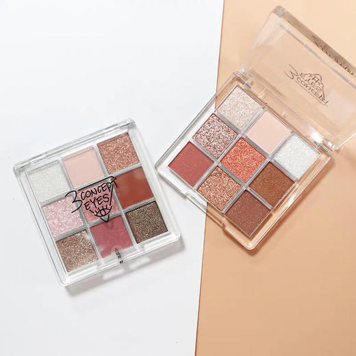 3ce第三眼-3concepteyes慕色冰晶九宫眼影哑光珠光西柚盘花火盘-会员6折 商品图3