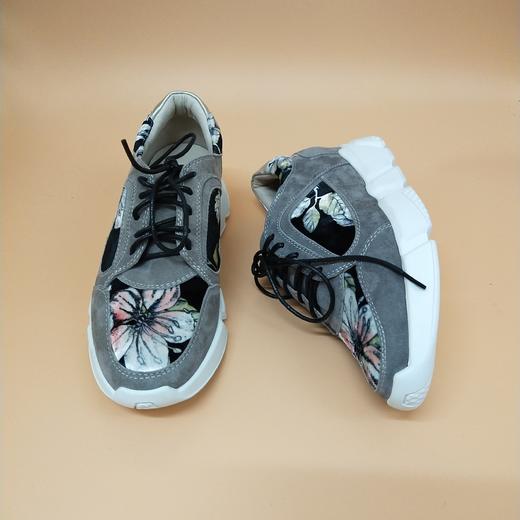 LFGJ  5411时尚潮流羊皮金丝绒女鞋（随意剪裁，花色不会对称） 商品图11