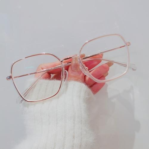 小红书爆款-小香透明宽边框架眼镜 商品图0