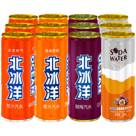 【1罐】北冰洋汽水330ml*1罐(橙汁/桔汁/百香果汁多种口味可选)