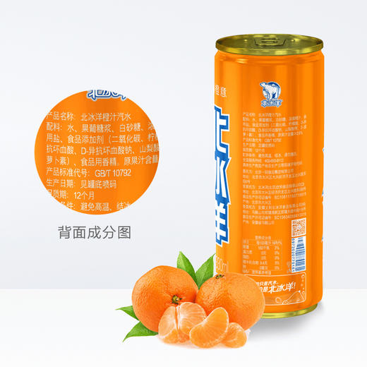 【1罐】北冰洋汽水330ml*1罐(橙汁/桔汁/百香果汁多种口味可选) 商品图3