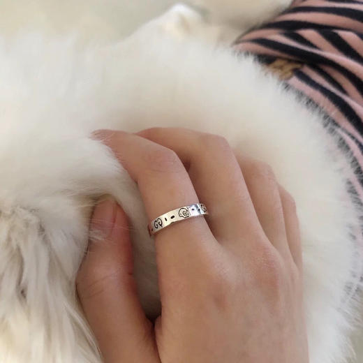 Gucci Ghost纯银戒指4mm 商品图6
