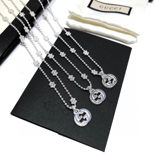 Gucci Interlocking 雪花小号项链 商品图2