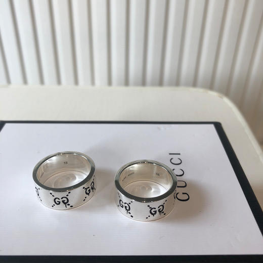 Gucci Ghost纯银戒指 9mm 商品图4