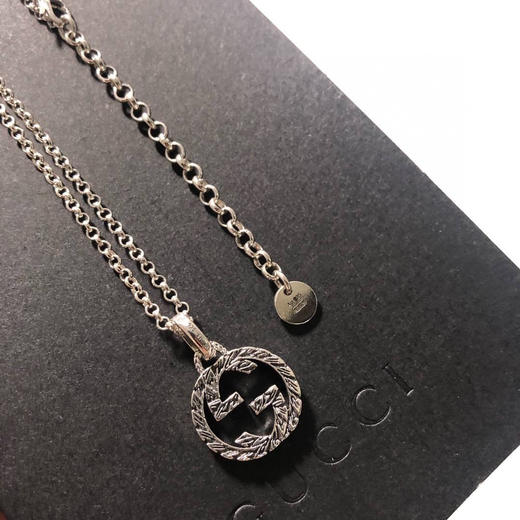 Gucci interlocking 系列g吊坠项链 商品图1