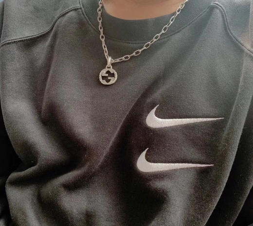 Gucci  Interlocking系列织纹做旧G款项链 商品图7