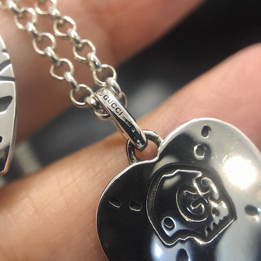 Gucci Ghost 骷髅幽灵爱心项链 商品图7