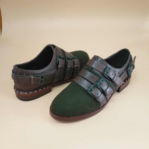 LFGJ 0225设计师款中性复古秋季女单鞋 商品图5