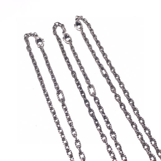 Gucci  Interlocking系列织纹做旧G款项链 商品图2