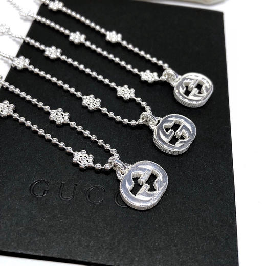 Gucci Interlocking 雪花小号项链 商品图3