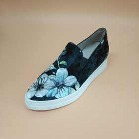 LFGJ 5402设计师款中性复古进口金丝绒款女单鞋（随意剪裁，花色不对称）