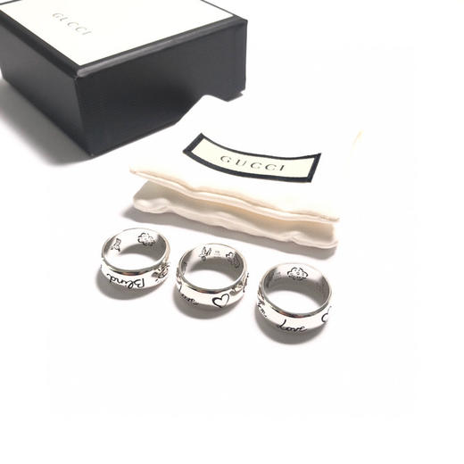 Gucci Blind for love系列 爱无畏9mm戒指 商品图2