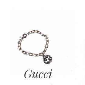 Gucci interlocking系列 互扣式双G手链