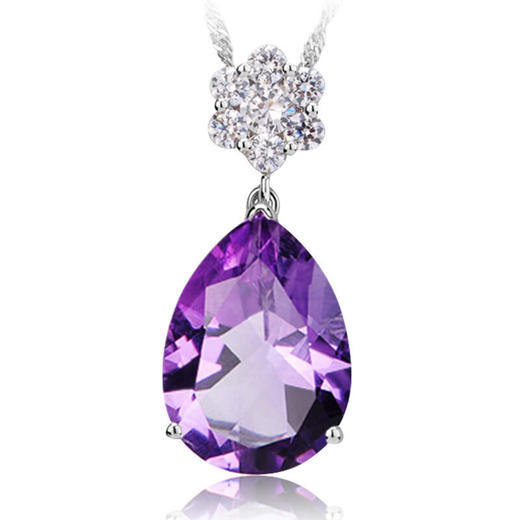 水晶项链（送配链一根 配礼盒 手提袋 鉴定证书） 商品图4