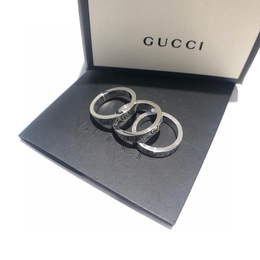 Gucci Ghost纯银戒指4mm 商品图4