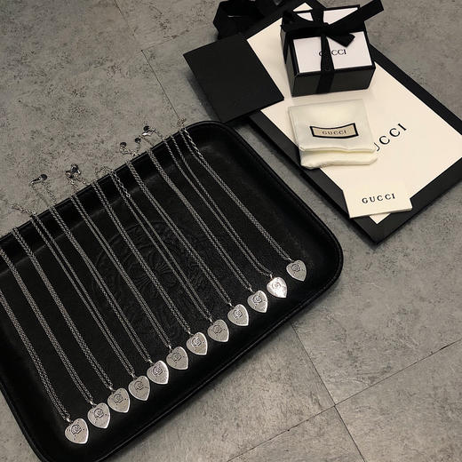 Gucci Ghost 骷髅幽灵爱心项链 商品图5