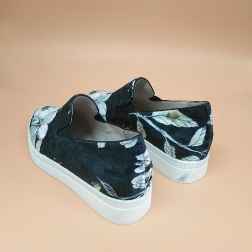 LFGJ 5402设计师款中性复古进口金丝绒款女单鞋（随意剪裁，花色不对称） 商品图2