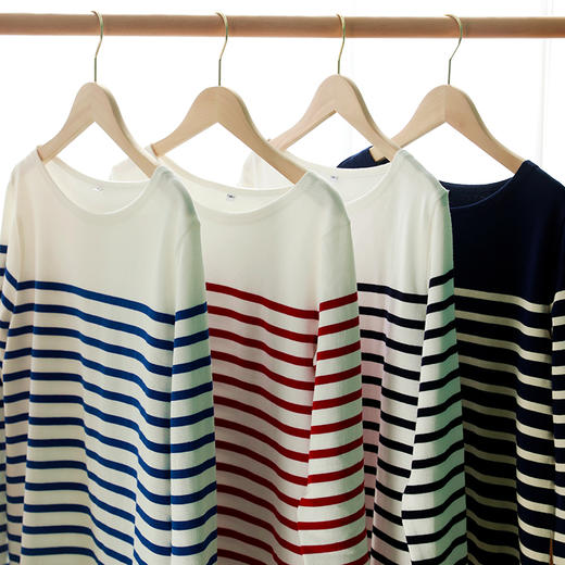 【不退不换】日版四色精梳棉赫本衫 ，外平整、内软糯，清爽减龄 商品图12