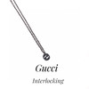 Gucci  Interlocking系列织纹做旧G款项链 商品缩略图0