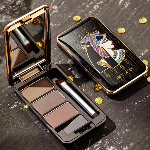 格蒙埃及风眉粉女三色眉膏眼影修容三合一防水防汗自然不易脱妆 商品图0