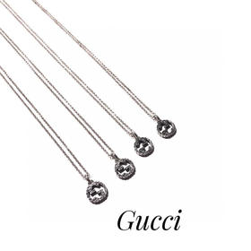 Gucci interlocking 系列g吊坠项链