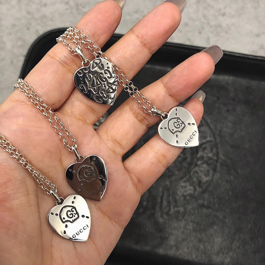 Gucci Ghost 骷髅幽灵爱心项链 商品图6