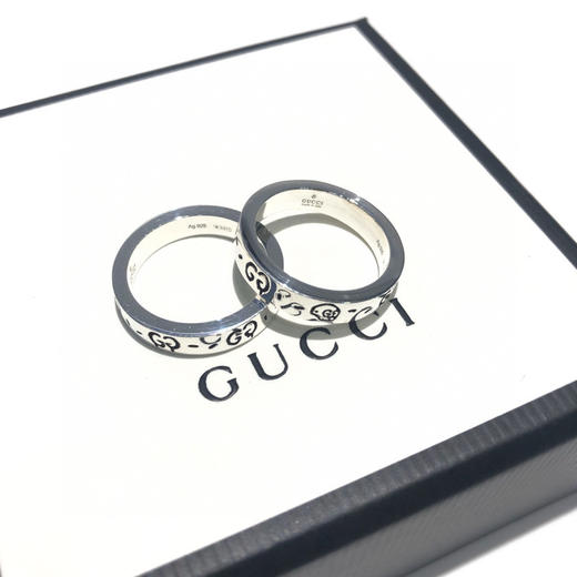 Gucci Ghost纯银戒指4mm 商品图2