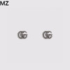 Gucci interlocking系列 互扣式双G耳钉 商品缩略图0