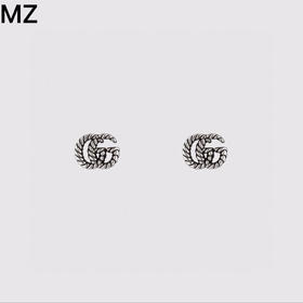 Gucci interlocking系列 互扣式双G耳钉