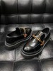 LFGJ 6104  小蜜蜂金属链条漆皮英伦风松糕鞋 商品缩略图2