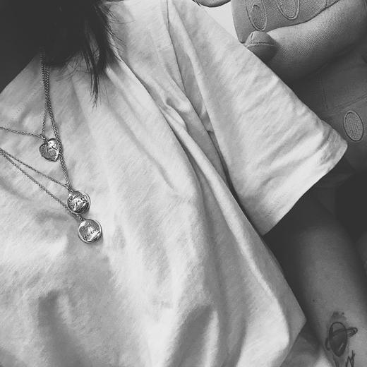 Gucci 花鸟系列 Blind for love 纯银爱心/虎头/花鸟全系列项链 商品图8