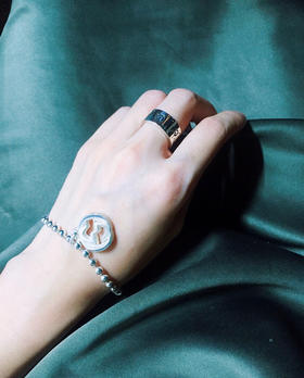 Gucci古奇 Interlocking系列 纯银手链