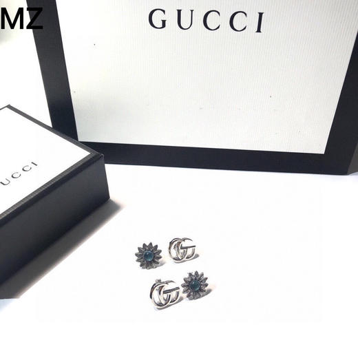 Gucci古驰不对称小雏菊耳钉 商品图1