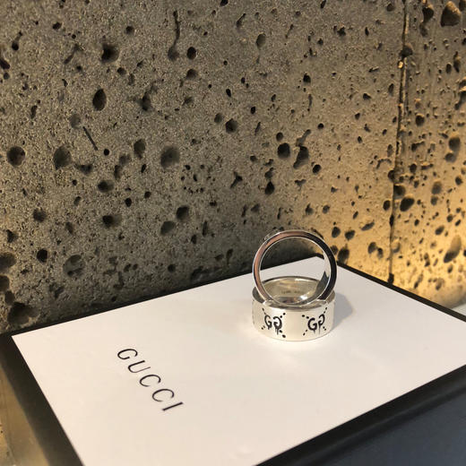 Gucci Ghost纯银戒指 9mm 商品图6