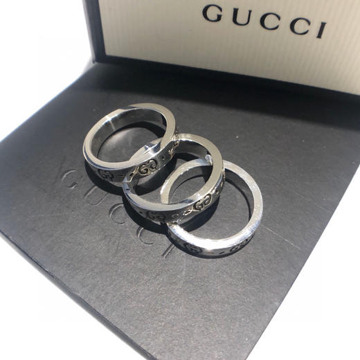 Gucci Ghost纯银戒指4mm 商品图5