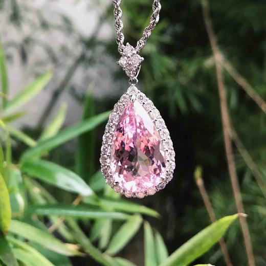 〔无瑕〕紫锂辉石吊坠 商品图1