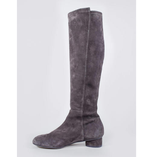 Stuart Weitzman 斯图尔特·韦茨曼 女士长靴 深灰 ELOISE 30 SUEDE ASPHALT 商品图2