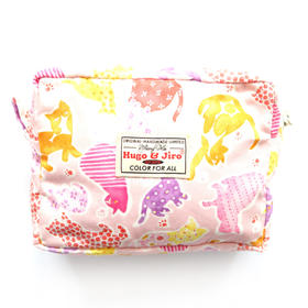 HUJI祤集Motley收纳包插画水彩猫咪