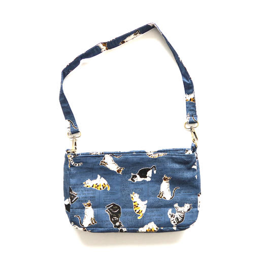 HUJI祤集Butter单肩包插画报纸猫咪 商品图0