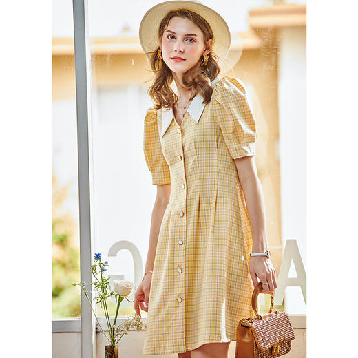 欧芮儿时尚连衣裙女新款设计感小众时髦法式复古超仙裙子 商品图0