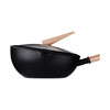 悦味 创意炒锅元木系列平底炒菜锅 家用电磁炉锅具30cm[福利品] 商品缩略图5